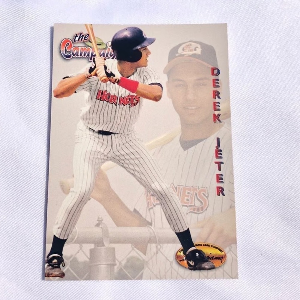 1994 Derek Jeter in his Hornets Jersey Card by the Ted Williams Card Company.